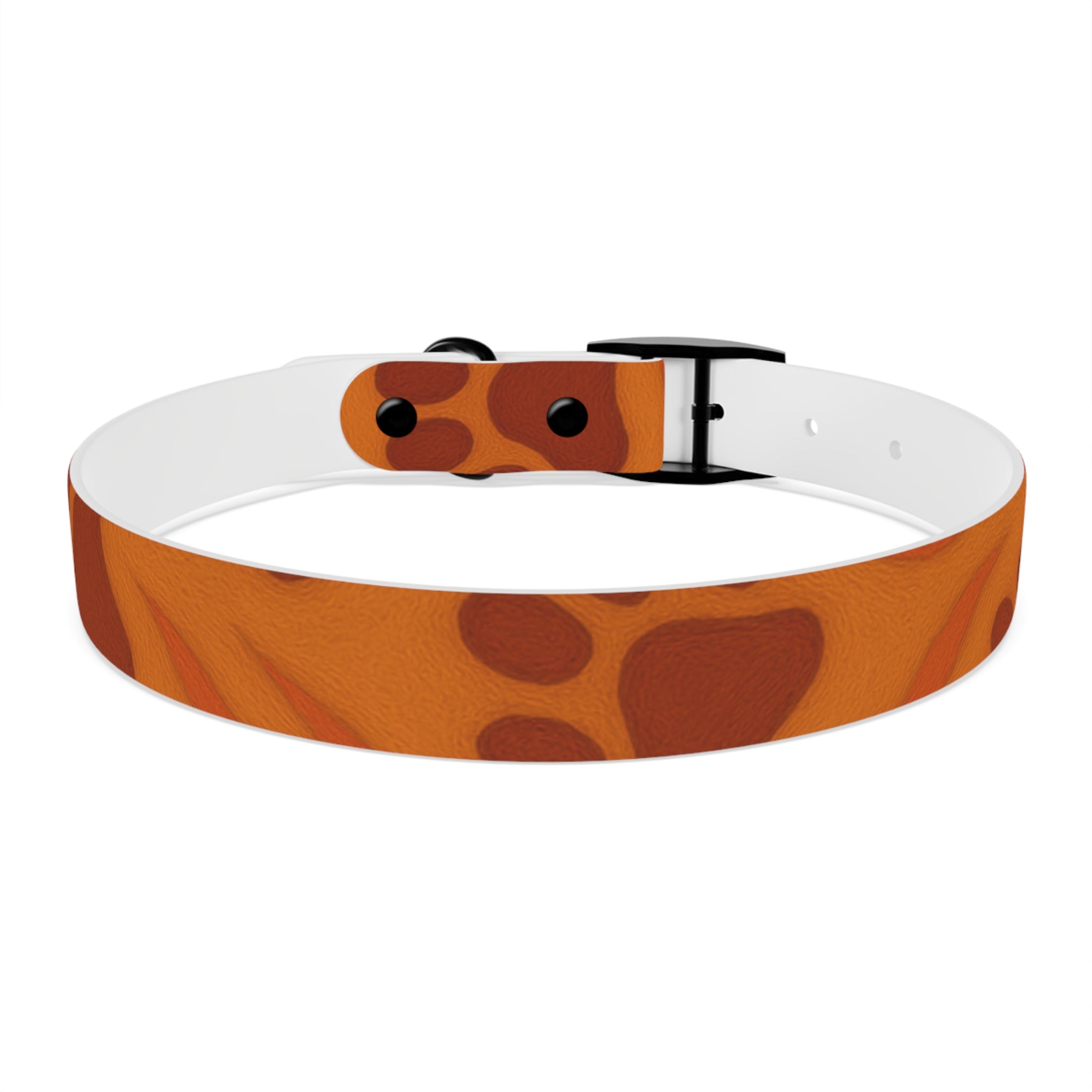 Stylish Pets Collar  (Orange) Paws&Peace Design Printify
