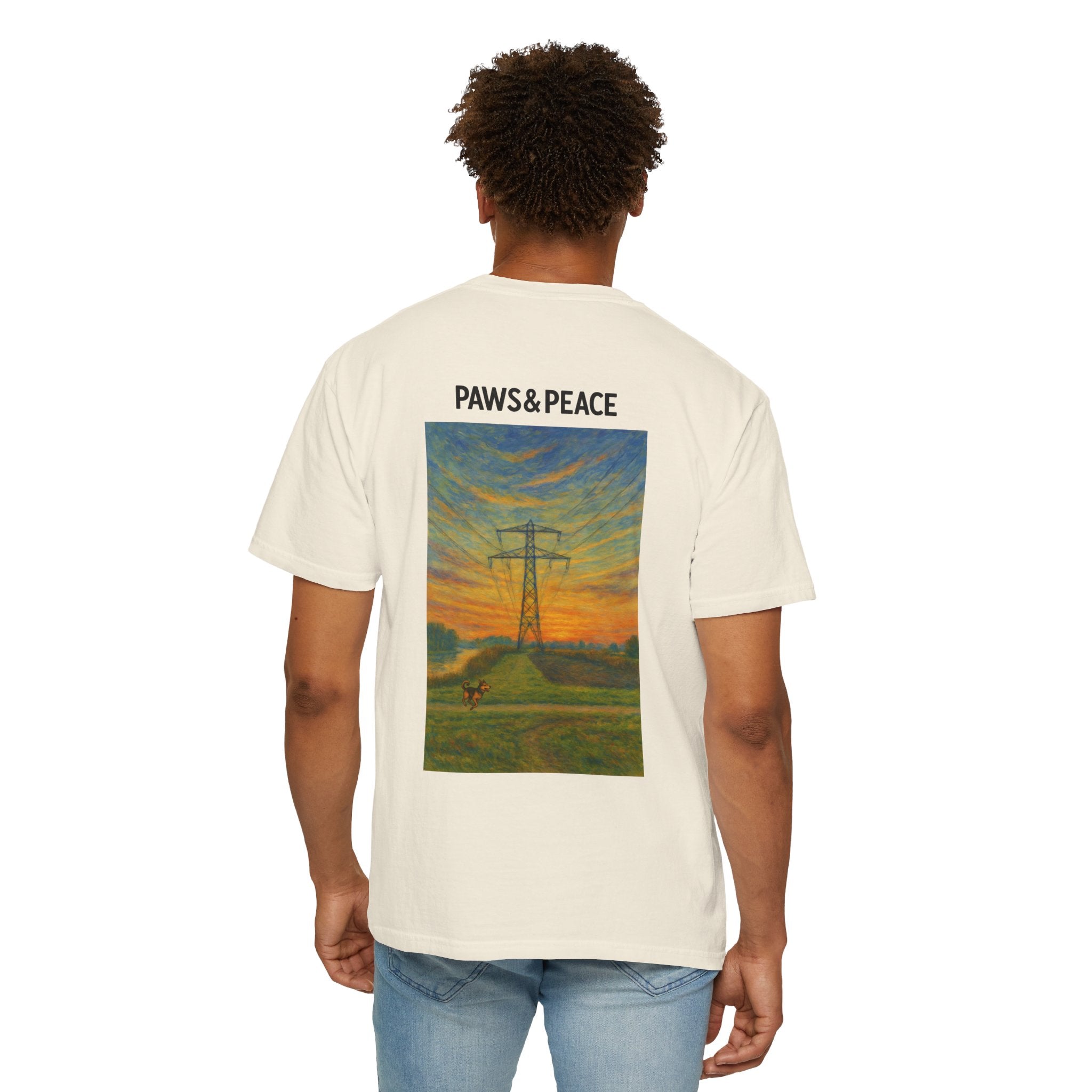 Unisex (Long9) Reading in Almere T-Shirt by Paws&Peace Printify