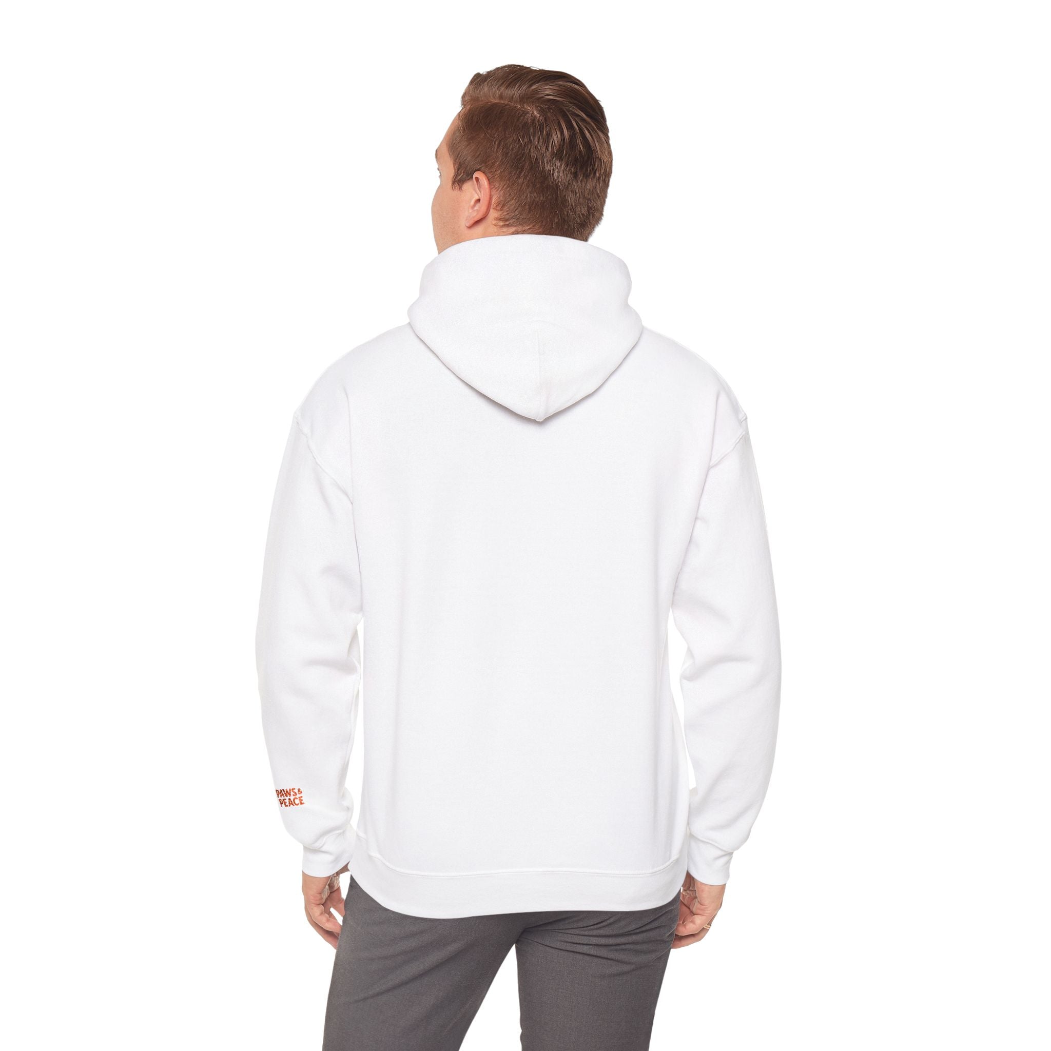 Unisex Paws & Peace Logo Hoodie by Paws&Peace Printify