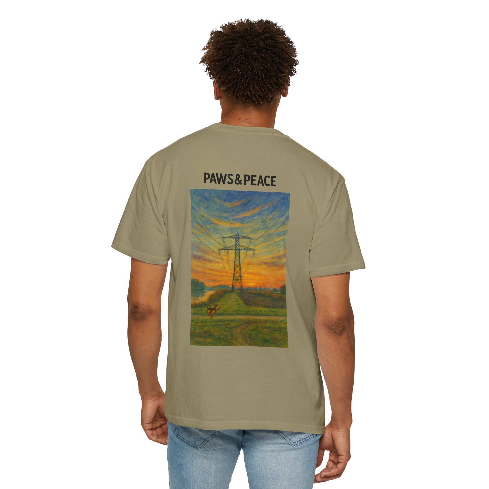 Unisex (Long9) Reading in Almere T-Shirt by Paws&Peace Printify