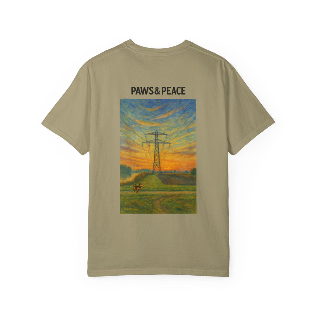 Unisex (Long9) Reading in Almere T-Shirt by Paws&Peace Printify