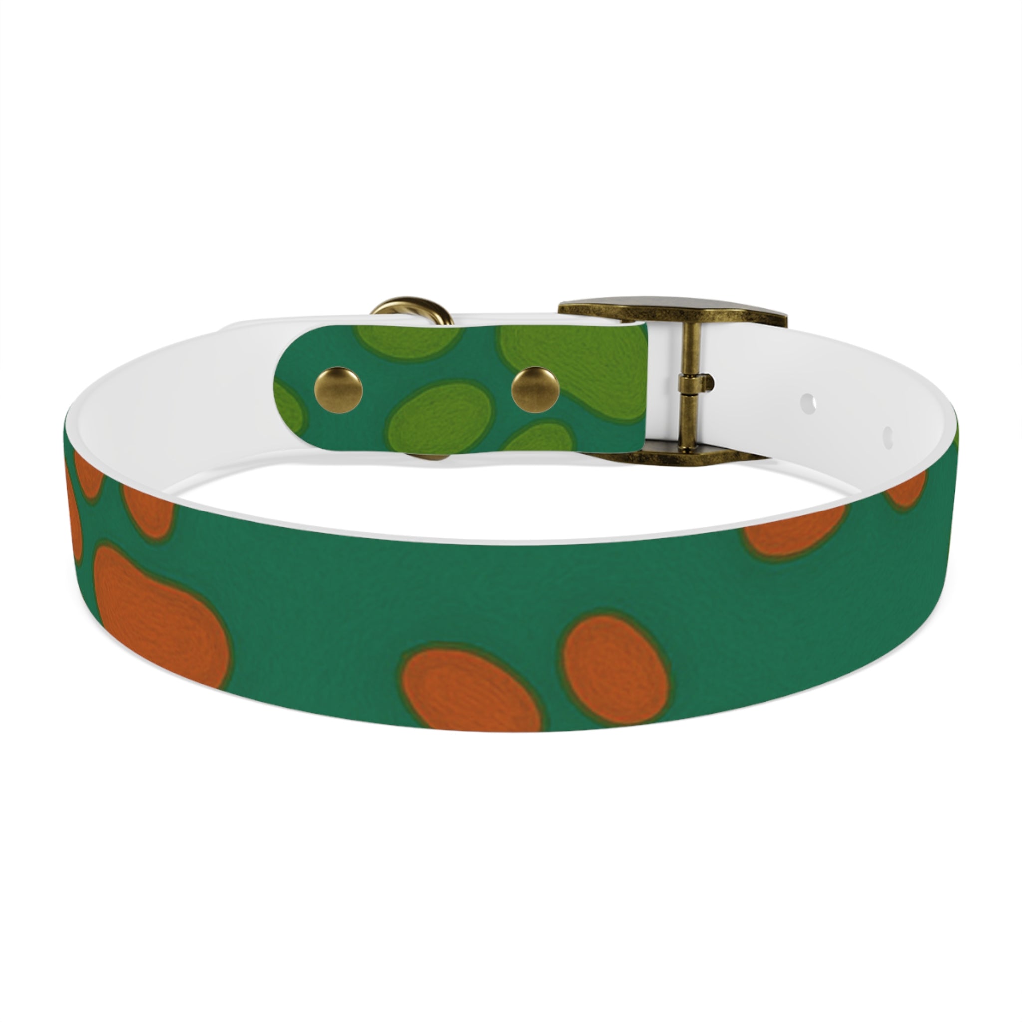 Stylish Dog Collar (green) | Paws & Peace Design Printify