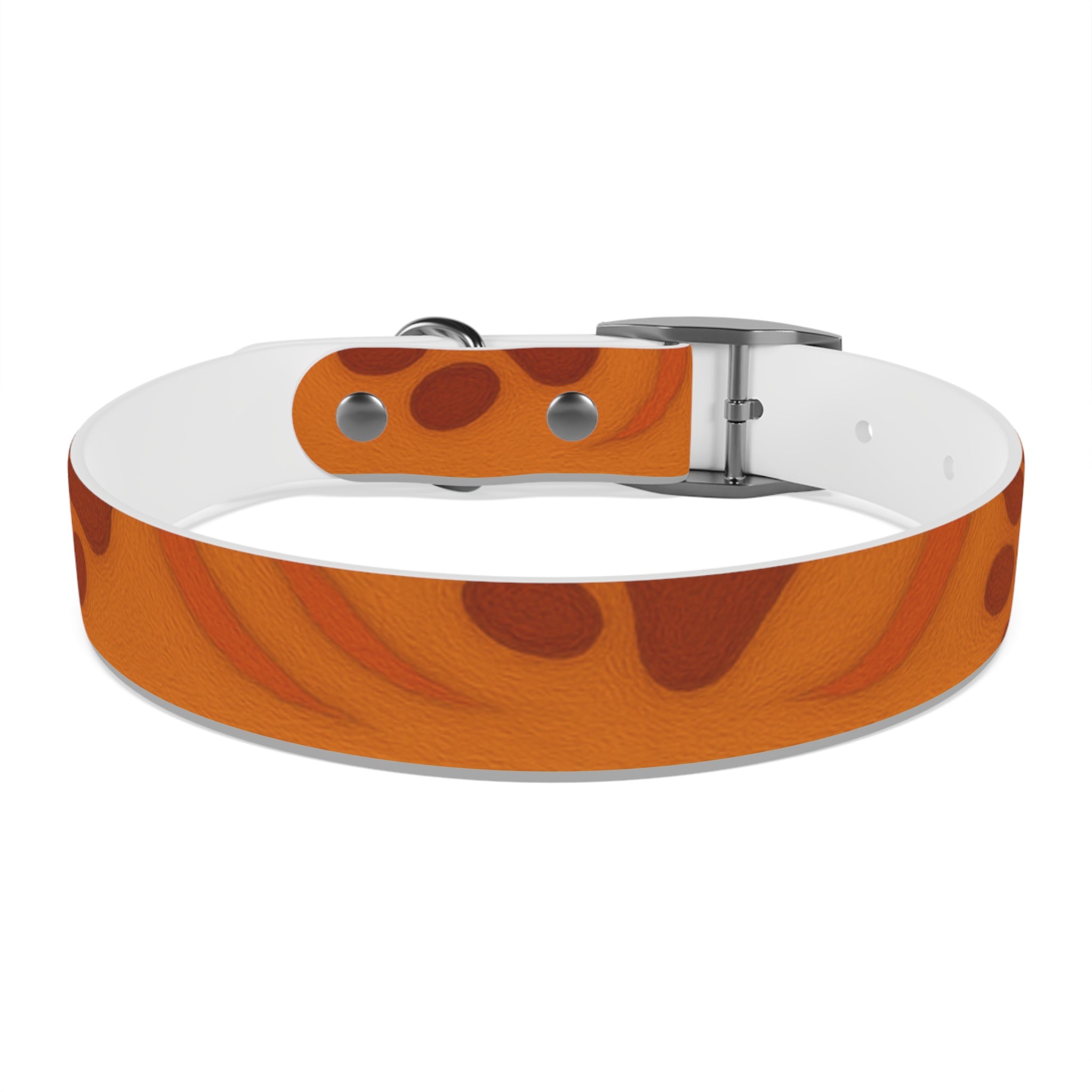Stylish Pets Collar  (Orange) Paws&Peace Design Printify
