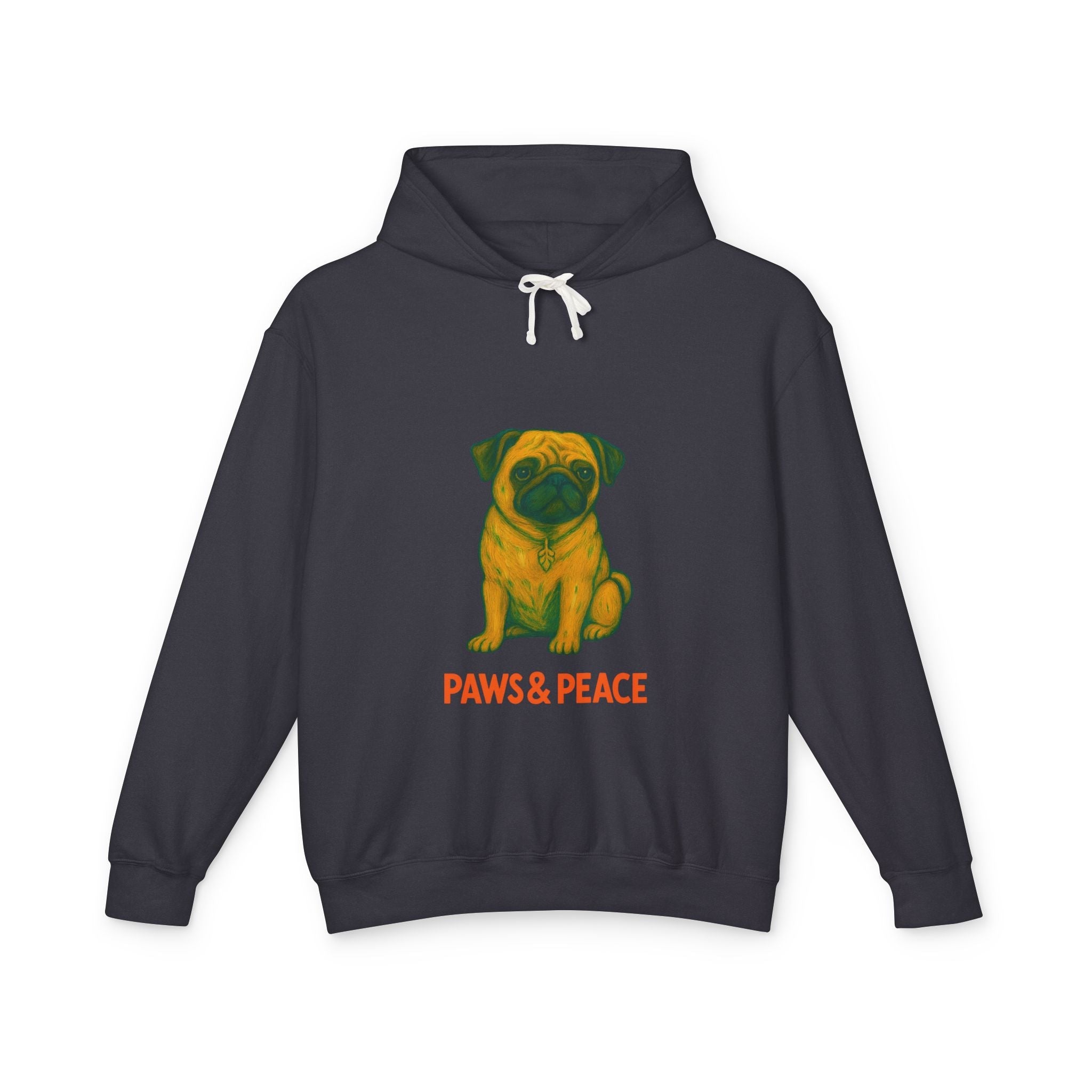 Unisex (Puggo) Lightweight Hoodie by Paws&Peace Printify