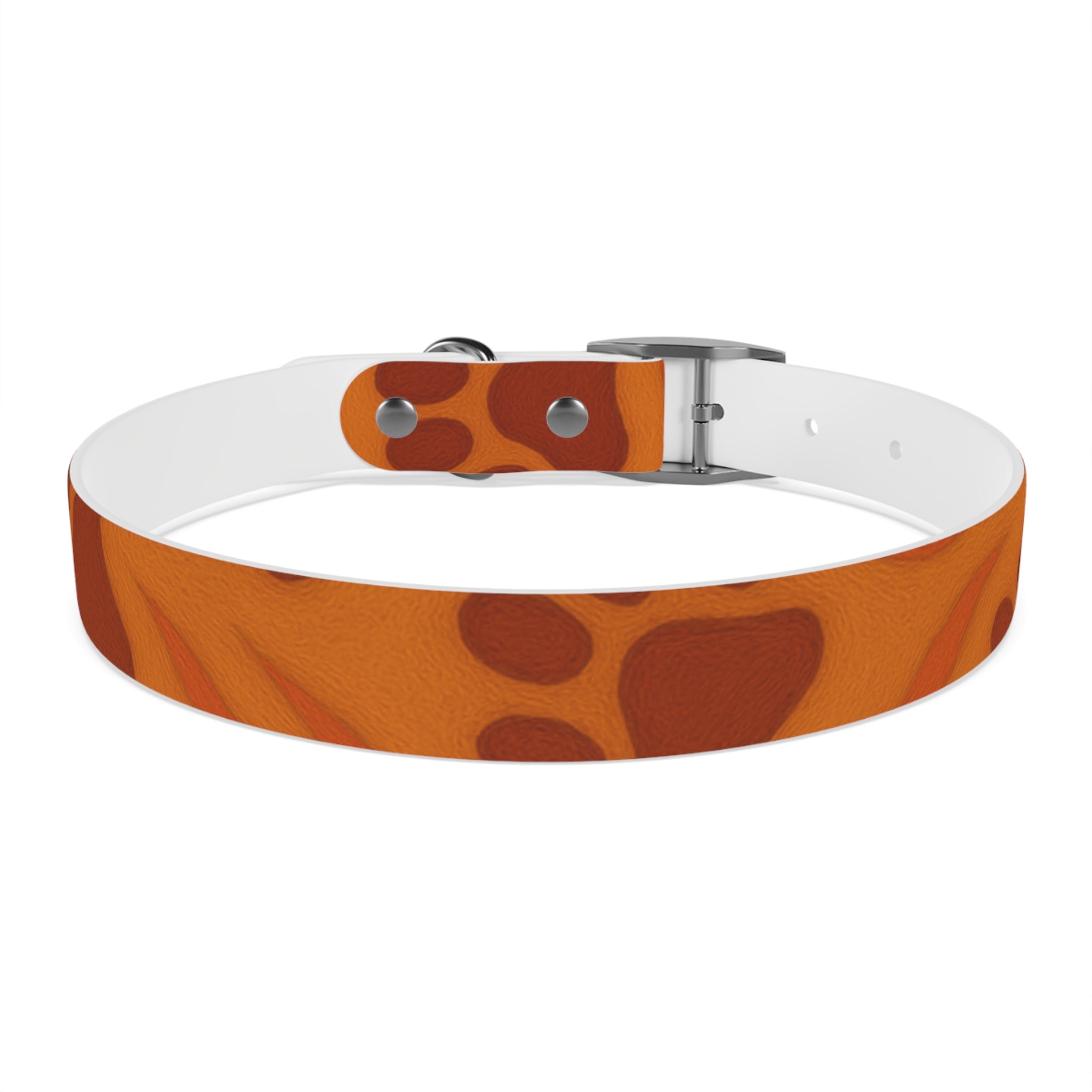 Stylish Pets Collar  (Orange) Paws&Peace Design Printify