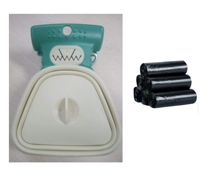 Pet Dog Poop Bag Dispenser Travel Foldable Poop Spoon CJDropshipping