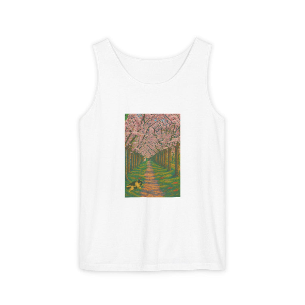 Unisex KaLok Sakura Tank Top by paws&Peace Printify