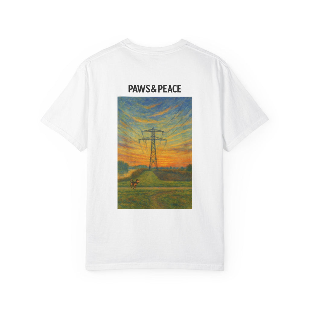 Unisex (Long9) Reading in Almere T-Shirt by Paws&Peace Printify