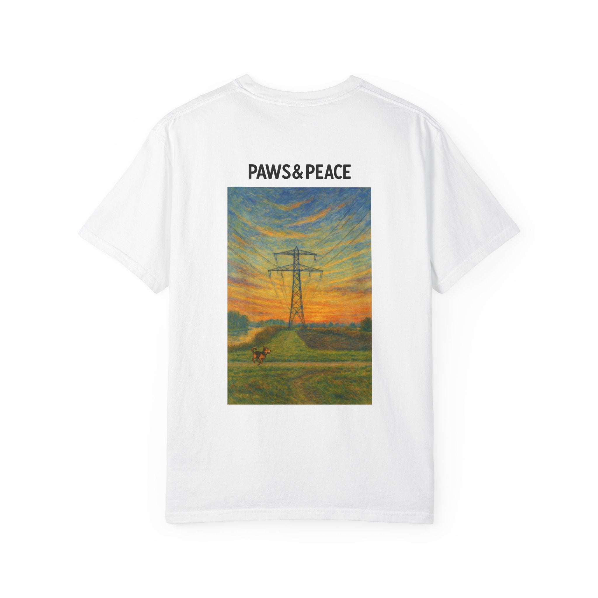 Unisex (Long9) Reading in Almere T-Shirt by Paws&Peace Printify
