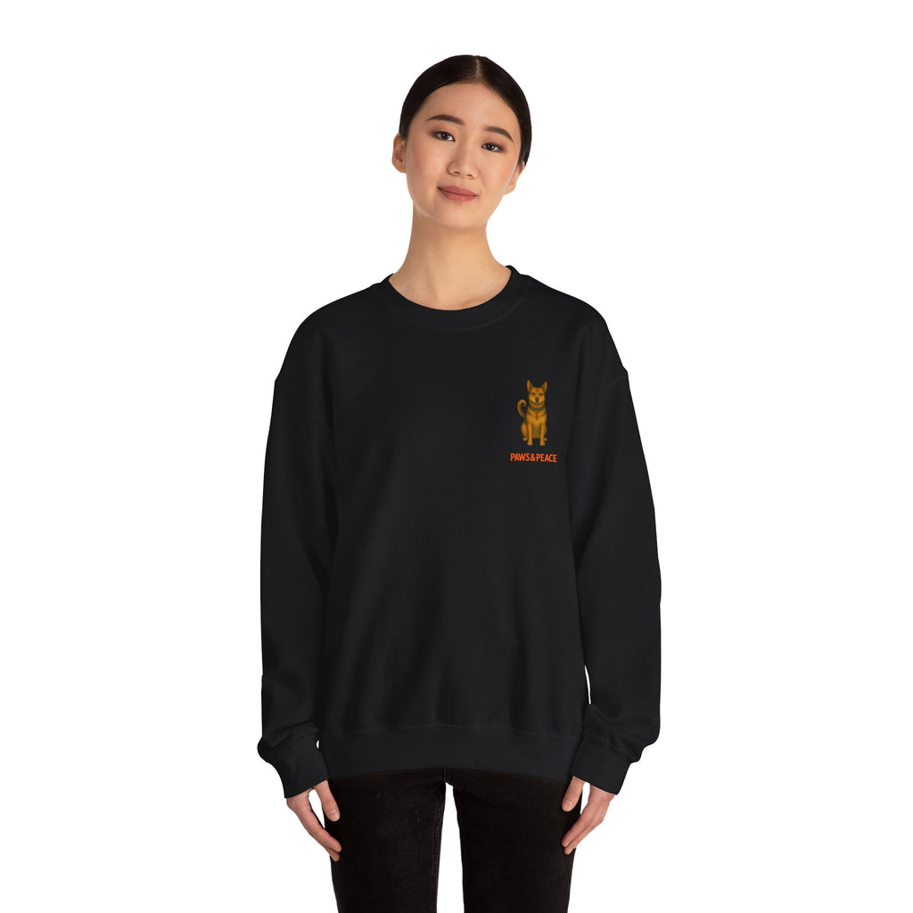 Unisex Long9 Logo Sweatshirt by Paws&Peace Printify