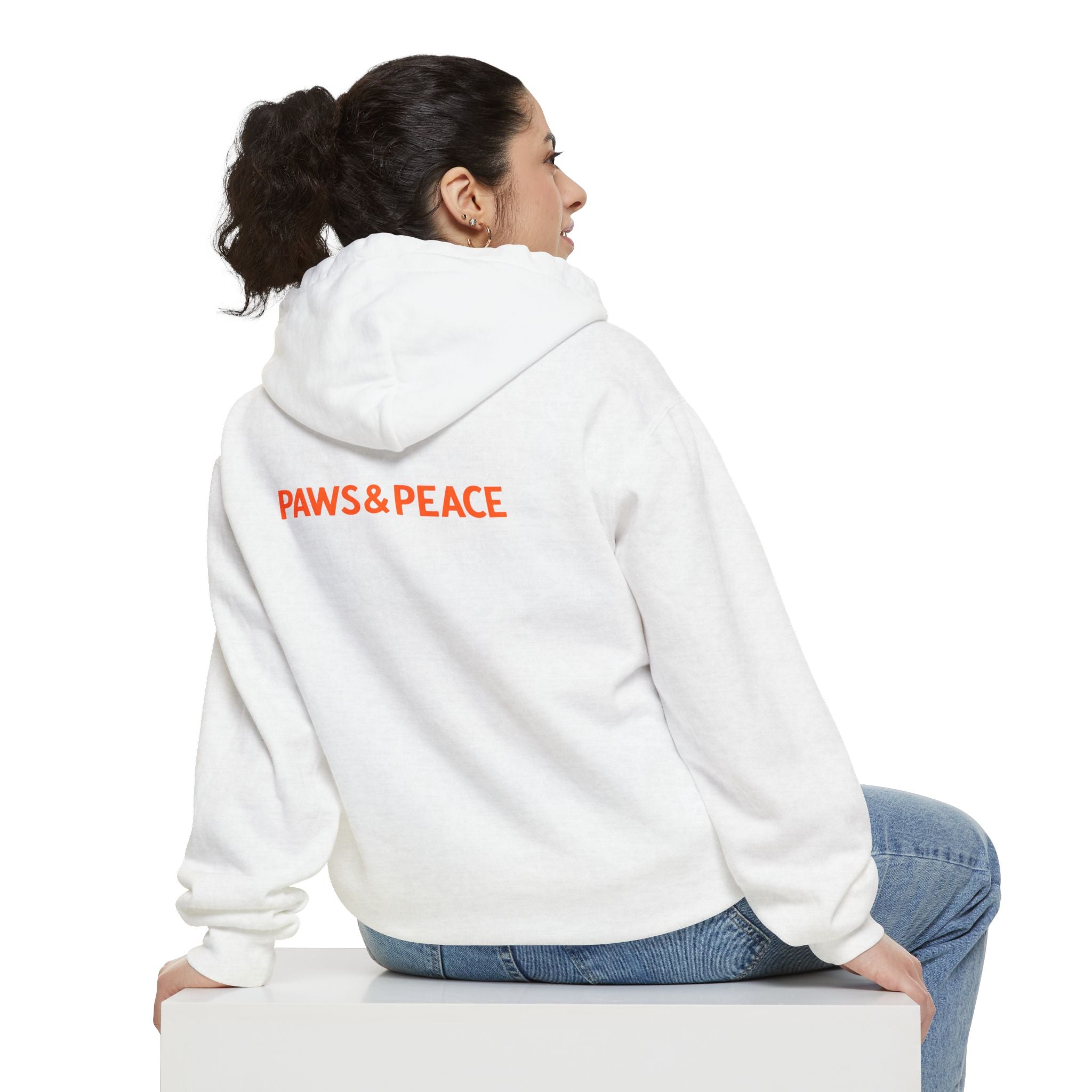 Unisex (Long9) Hoodie by Paws&Peace Printify
