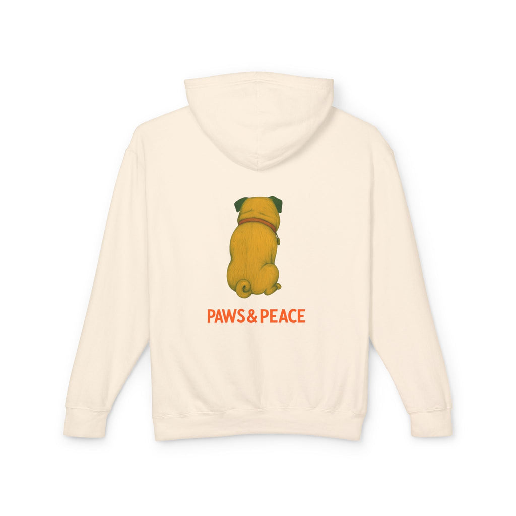 Unisex (Puggo) Lightweight Hoodie by Paws&Peace Printify