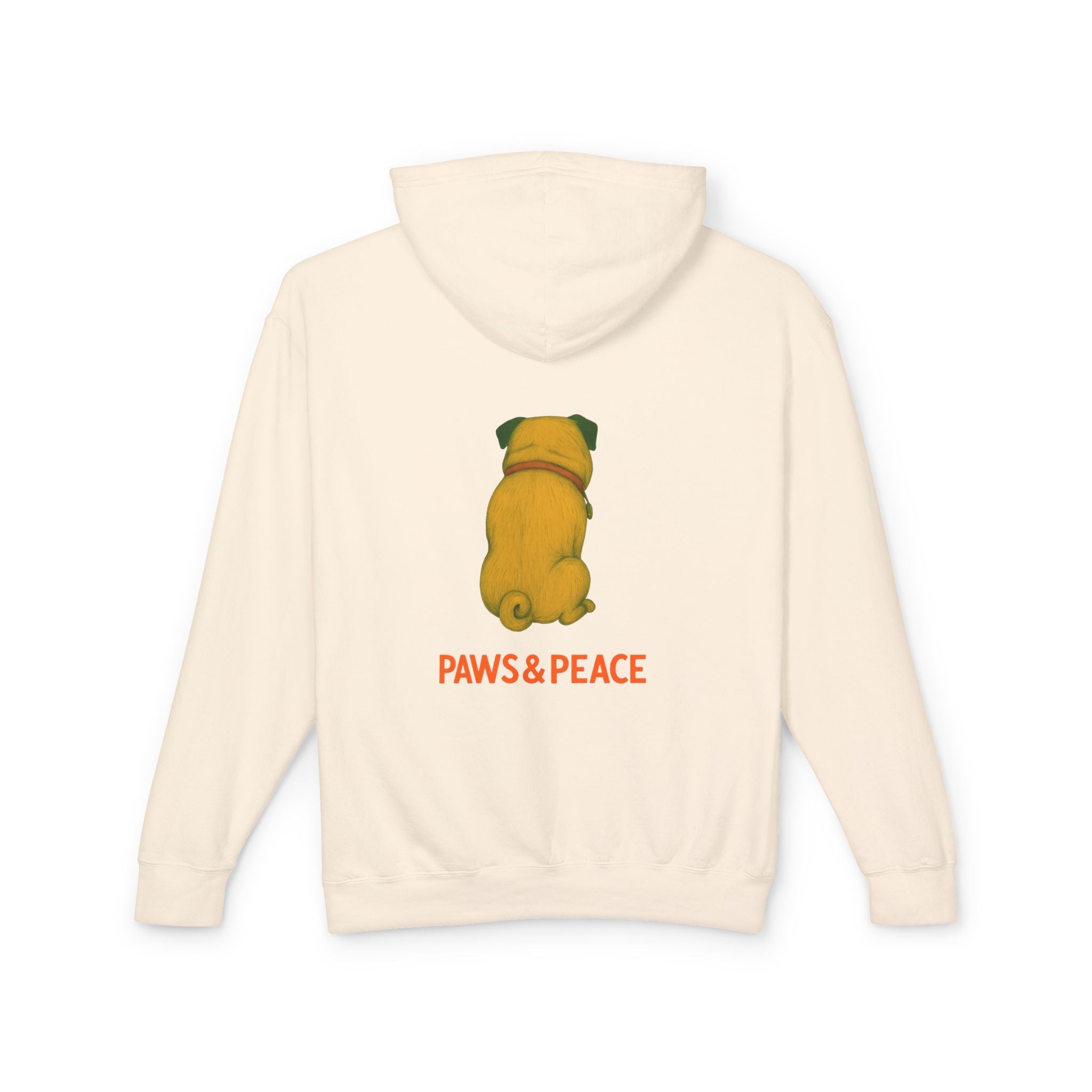 Unisex (Puggo) Lightweight Hoodie by Paws&Peace Printify