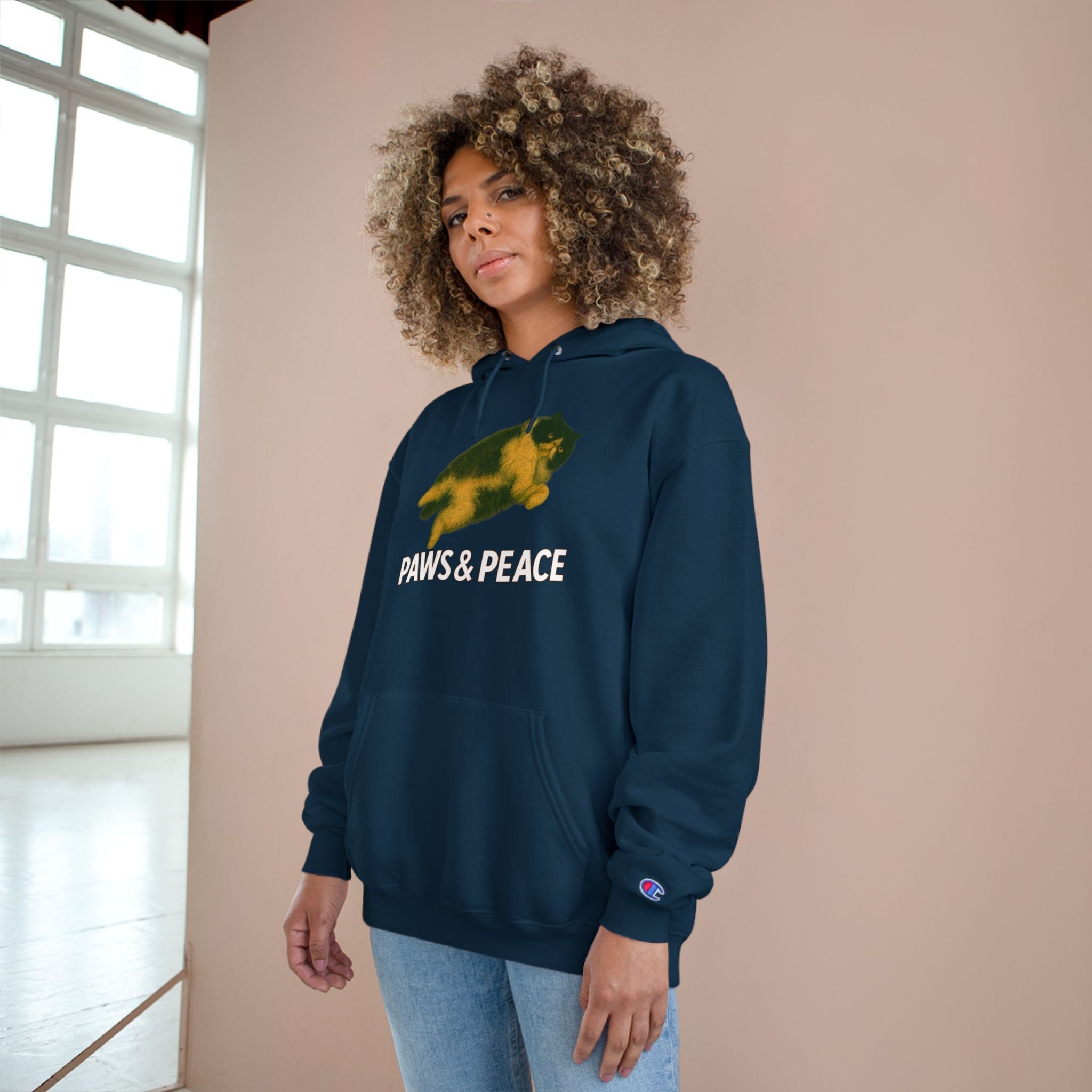 Unisex (KaLok)Hoodie by Champion X Paws&Peace Printify