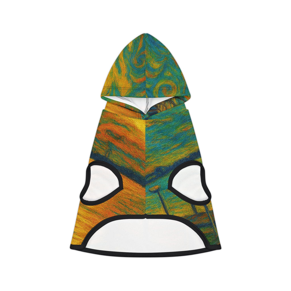 Paws&Peace Vibrant Pet Hoodie for Stylish Dogs Printify