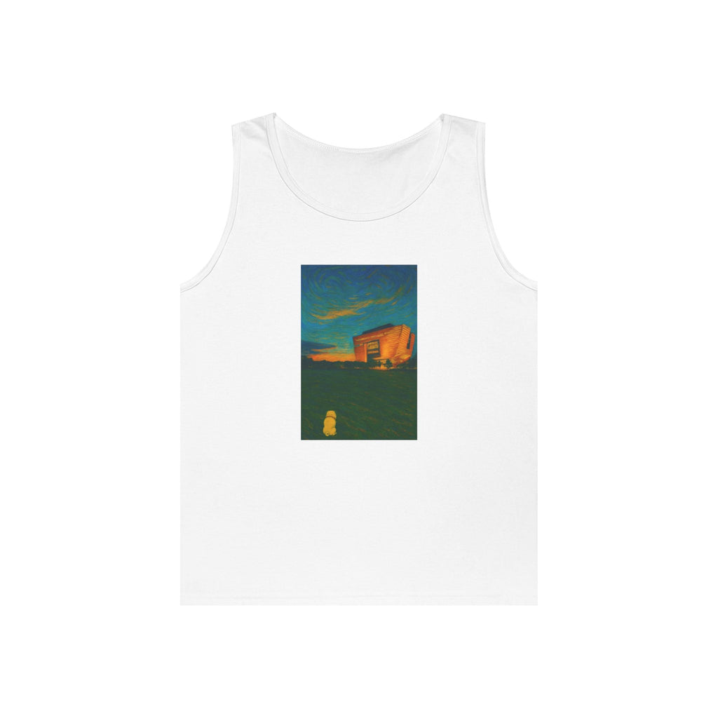 Unisex Mango Sunset Tank Top by Paws&Peace Printify