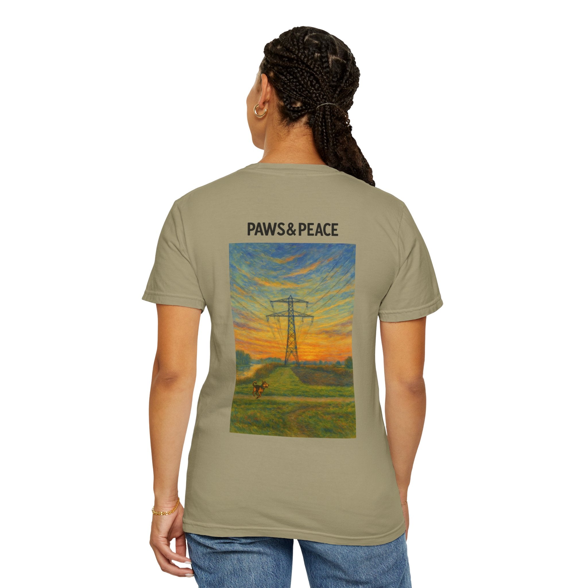 Unisex (Long9) Reading in Almere T-Shirt by Paws&Peace Printify