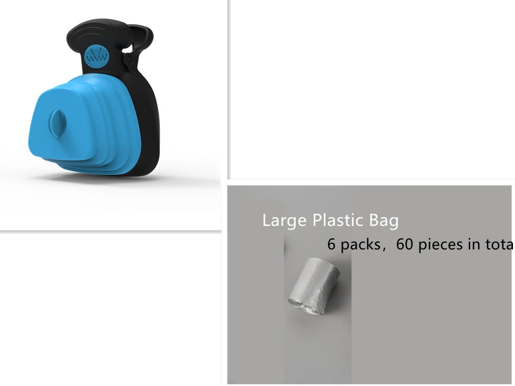 Pet Dog Poop Bag Dispenser Travel Foldable Poop Spoon CJDropshipping