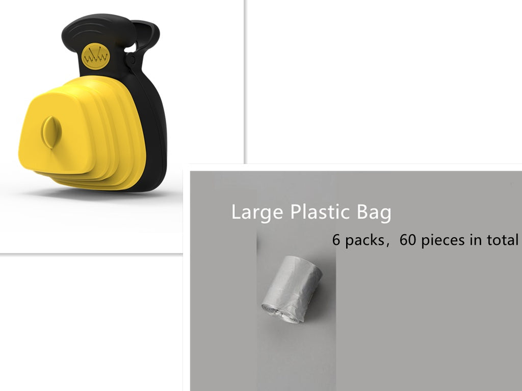 Pet Dog Poop Bag Dispenser Travel Foldable Poop Spoon CJDropshipping